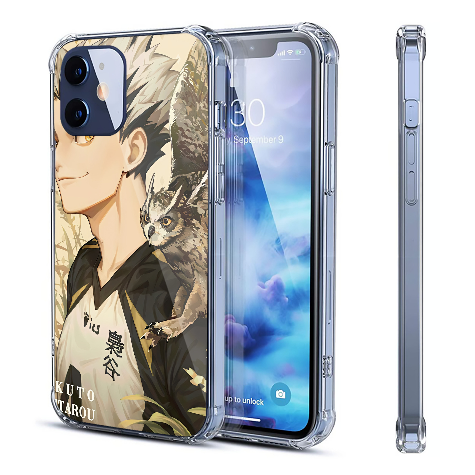 （画像用） ハイキュー!! Haikyu!! 【iPhone 12シリーズ対応】透明スマホケース（クリアソフトケース）